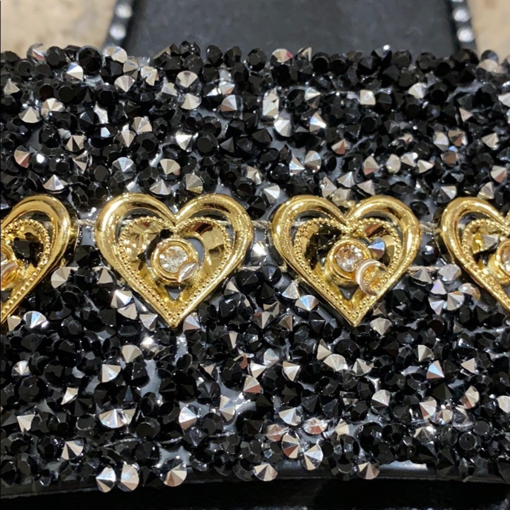 Rhinestone Sequin Embellished Slides - Picture 7 of 7